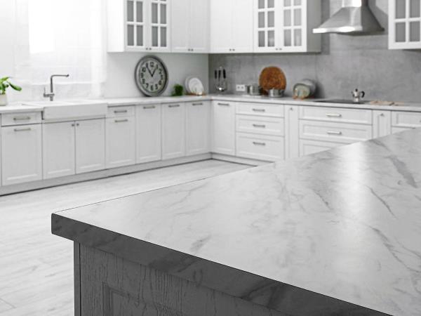 As a countertop surface, marble is suitable for low-traffic dry kitchens or pantry counters.